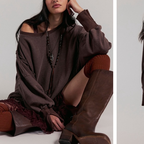 Free People Tops - Free People Camden Sweatshirt, XS